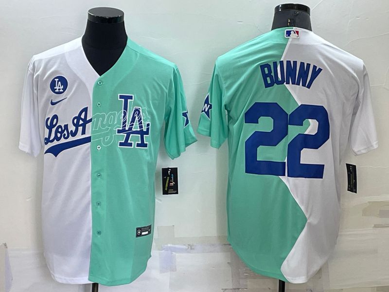 Men Los Angeles Dodgers #22 Bunny green white Nike 2022 MLB Jersey1->los angeles dodgers->MLB Jersey